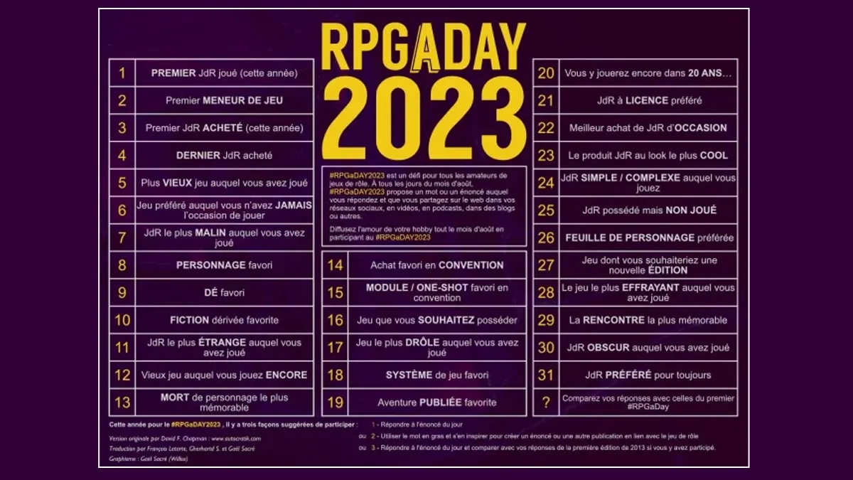 #RPGaDAY2023, jour 29 : rencontre mémorable ?